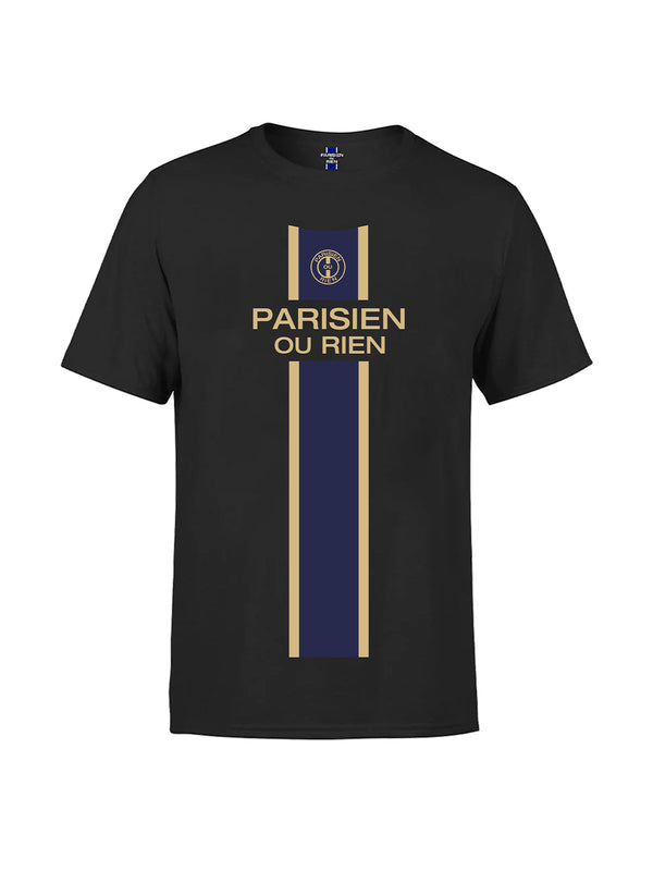 T-SHIRT PARISIEN OU RIEN BLUE GOLD